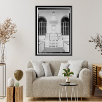 Historic Framed Print, Old Drawyers Presbyterian Church, Route 13, Odessa vicinity, New Castle County, DE - 5,  17-7/8" x 21-7/8"
