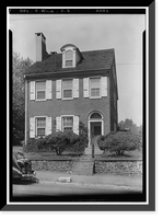 Historic Framed Print, Gibbons House, 1311 North Market Street, Wilmington, New Castle County, DE,  17-7/8" x 21-7/8"