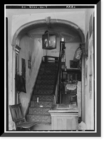 Historic Framed Print, Captain Joseph Johnson House, 49 T Street Southwest, Buzzards Point, Washington, District of Columbia, DC - 3,  17-7/8" x 21-7/8"