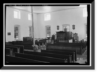 Historic Framed Print, Jerusalem Church, Rincon, Effingham County, GA - 4,  17-7/8" x 21-7/8"