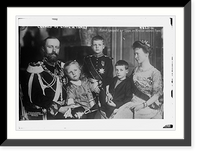 Historic Framed Print, Leopold of Lippe & family,  17-7/8" x 21-7/8"