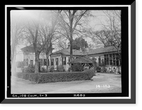 Historic Framed Print, Elms, 1846 Buena Vista Road, Columbus, Muscogee County, GA,  17-7/8" x 21-7/8"