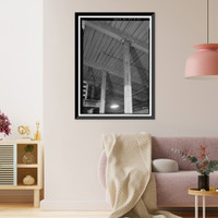 Historic Framed Print, Continental Gin Company, Prattville, Autauga County, AL - 53,  17-7/8" x 21-7/8"