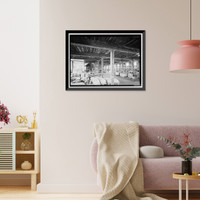 Historic Framed Print, Continental Gin Company, Prattville, Autauga County, AL - 58,  17-7/8" x 21-7/8"
