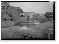 Historic Framed Print, Prattville Manufacturing Company, Number One, 242 South Court Street, Prattville, Autauga County, AL - 2,  17-7/8" x 21-7/8"