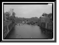Historic Framed Print, Prattville Manufacturing Company, Number One, 242 South Court Street, Prattville, Autauga County, AL - 5,  17-7/8" x 21-7/8"