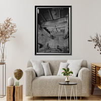 Historic Framed Print, Prattville Manufacturing Company, Number One, 242 South Court Street, Prattville, Autauga County, AL - 15,  17-7/8" x 21-7/8"