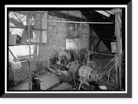 Historic Framed Print, Prattville Manufacturing Company, Number One, 242 South Court Street, Prattville, Autauga County, AL - 17,  17-7/8" x 21-7/8"