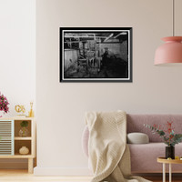 Historic Framed Print, Prattville Manufacturing Company, Number One, 242 South Court Street, Prattville, Autauga County, AL - 28,  17-7/8" x 21-7/8"