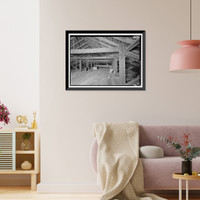 Historic Framed Print, Prattville Manufacturing Company, Number One, 242 South Court Street, Prattville, Autauga County, AL - 32,  17-7/8" x 21-7/8"