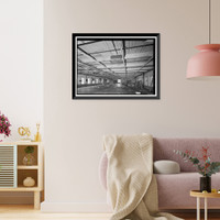 Historic Framed Print, Prattville Manufacturing Company, Number One, 242 South Court Street, Prattville, Autauga County, AL - 34,  17-7/8" x 21-7/8"