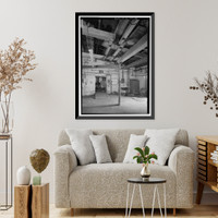 Historic Framed Print, Prattville Manufacturing Company, Number One, 242 South Court Street, Prattville, Autauga County, AL - 41,  17-7/8" x 21-7/8"