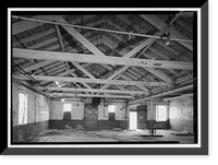 Historic Framed Print, Prattville Manufacturing Company, Number One, 242 South Court Street, Prattville, Autauga County, AL - 42,  17-7/8" x 21-7/8"