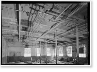 Historic Framed Print, Prattville Manufacturing Company, Number One, 242 South Court Street, Prattville, Autauga County, AL - 45,  17-7/8" x 21-7/8"