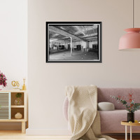 Historic Framed Print, Prattville Manufacturing Company, Number One, 242 South Court Street, Prattville, Autauga County, AL - 46,  17-7/8" x 21-7/8"