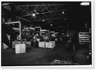 Historic Framed Print, Southern Ductile Casting Company, Grinding & Shipping, 2217 Carolina Avenue, Bessemer, Jefferson County, AL,  17-7/8" x 21-7/8"