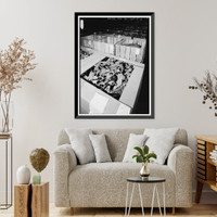 Historic Framed Print, Southern Ductile Casting Company, Grinding & Shipping, 2217 Carolina Avenue, Bessemer, Jefferson County, AL - 3,  17-7/8" x 21-7/8"