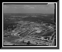 Historic Framed Print, United States Pipe & Foundry Company Plant, 2023 St. Louis Avenue at I-20/59, Bessemer, Jefferson County, AL - 2,  17-7/8" x 21-7/8"