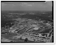 Historic Framed Print, United States Pipe & Foundry Company Plant, 2023 St. Louis Avenue at I-20/59, Bessemer, Jefferson County, AL - 2,  17-7/8" x 21-7/8"