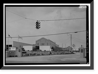 Historic Framed Print, United States Pipe & Foundry Company Plant, 2023 St. Louis Avenue at I-20/59, Bessemer, Jefferson County, AL - 4,  17-7/8" x 21-7/8"