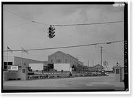 Historic Framed Print, United States Pipe & Foundry Company Plant, 2023 St. Louis Avenue at I-20/59, Bessemer, Jefferson County, AL - 4,  17-7/8" x 21-7/8"
