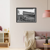 Historic Framed Print, United States Pipe & Foundry Company Plant, 2023 St. Louis Avenue at I-20/59, Bessemer, Jefferson County, AL - 6,  17-7/8" x 21-7/8"