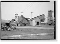 Historic Framed Print, United States Pipe & Foundry Company Plant, 2023 St. Louis Avenue at I-20/59, Bessemer, Jefferson County, AL - 7,  17-7/8" x 21-7/8"