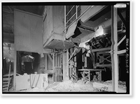 Historic Framed Print, United States Pipe & Foundry Company Plant, Melting & Treatment Areas, 2023 St. Louis Avenue at I-20/59, Bessemer, Jefferson County, AL - 9,  17-7/8" x 21-7/8"