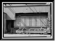 Historic Framed Print, United States Pipe & Foundry Company Plant, Pipe Casting & Testing Area, 2023 St. Louis Avenue at I-20/59, Bessemer, Jefferson County, AL - 31,  17-7/8" x 21-7/8"