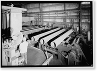 Historic Framed Print, United States Pipe & Foundry Company Plant, Coating, Painting, Lining & Packaging Building, 2023 St. Louis Avenue at I-20/59, Bessemer, Jefferson County, AL - 3,  17-7/8" x 21-7/8"