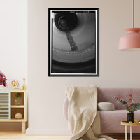 Historic Framed Print, United States Pipe & Foundry Company Plant, Machine Shop, 2023 St. Louis Avenue at I-20/59, Bessemer, Jefferson County, AL - 8,  17-7/8" x 21-7/8"