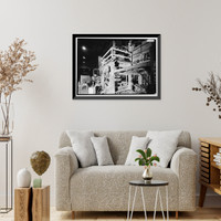 Historic Framed Print, United States Pipe & Foundry Company Plant, Core Making Shop, 2023 St. Louis Avenue at I-20/59, Bessemer, Jefferson County, AL,  17-7/8" x 21-7/8"