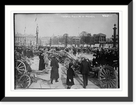 Historic Framed Print, Trophies, Place de la Concorde,  17-7/8" x 21-7/8"