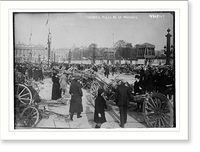 Historic Framed Print, Trophies, Place de la Concorde,  17-7/8" x 21-7/8"