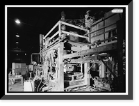 Historic Framed Print, United States Pipe & Foundry Company Plant, Core Making Shop, 2023 St. Louis Avenue at I-20/59, Bessemer, Jefferson County, AL - 3,  17-7/8" x 21-7/8"