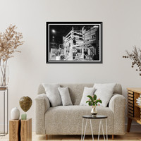 Historic Framed Print, United States Pipe & Foundry Company Plant, Core Making Shop, 2023 St. Louis Avenue at I-20/59, Bessemer, Jefferson County, AL - 4,  17-7/8" x 21-7/8"
