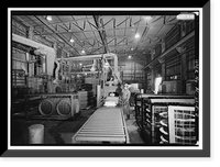 Historic Framed Print, United States Pipe & Foundry Company Plant, Core Making Shop, 2023 St. Louis Avenue at I-20/59, Bessemer, Jefferson County, AL - 6,  17-7/8" x 21-7/8"
