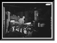Historic Framed Print, United States Pipe & Foundry Company Plant, Core Making Shop, 2023 St. Louis Avenue at I-20/59, Bessemer, Jefferson County, AL - 8,  17-7/8" x 21-7/8"