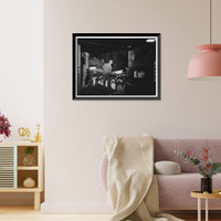 Historic Framed Print, United States Pipe & Foundry Company Plant, Core Making Shop, 2023 St. Louis Avenue at I-20/59, Bessemer, Jefferson County, AL - 8,  17-7/8" x 21-7/8"
