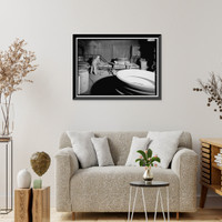 Historic Framed Print, United States Pipe & Foundry Company Plant, Core Making Shop, 2023 St. Louis Avenue at I-20/59, Bessemer, Jefferson County, AL - 17,  17-7/8" x 21-7/8"