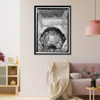 Historic Framed Print, Marshall Space Flight Center, Saturn Propulsion & Structural Test Facility, East Test Area, Huntsville vicinity, Madison County, AL - 9,  17-7/8" x 21-7/8"