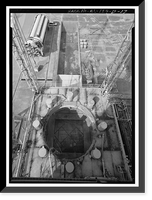 Historic Framed Print, Marshall Space Flight Center, Saturn Propulsion & Structural Test Facility, East Test Area, Huntsville vicinity, Madison County, AL - 11,  17-7/8" x 21-7/8"