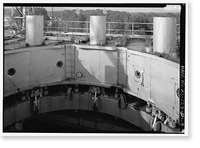 Historic Framed Print, Marshall Space Flight Center, Saturn Propulsion & Structural Test Facility, East Test Area, Huntsville vicinity, Madison County, AL - 13,  17-7/8" x 21-7/8"