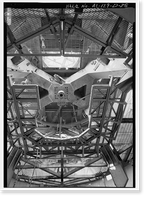 Historic Framed Print, Marshall Space Flight Center, Saturn Propulsion & Structural Test Facility, East Test Area, Huntsville vicinity, Madison County, AL - 19,  17-7/8" x 21-7/8"