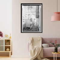 Historic Framed Print, Marshall Space Flight Center, Saturn Propulsion & Structural Test Facility, East Test Area, Huntsville vicinity, Madison County, AL - 20,  17-7/8" x 21-7/8"