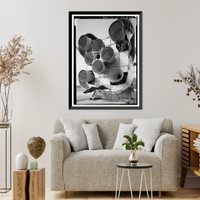 Historic Framed Print, Marshall Space Flight Center, Saturn Propulsion & Structural Test Facility, East Test Area, Huntsville vicinity, Madison County, AL - 22,  17-7/8" x 21-7/8"