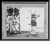 Historic Framed Print, Marshall Space Flight Center, Saturn Propulsion & Structural Test Facility, East Test Area, Huntsville vicinity, Madison County, AL - 25,  17-7/8" x 21-7/8"