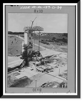 Historic Framed Print, Marshall Space Flight Center, Saturn Propulsion & Structural Test Facility, East Test Area, Huntsville vicinity, Madison County, AL - 28,  17-7/8" x 21-7/8"