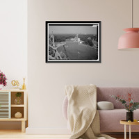 Historic Framed Print, Marshall Space Flight Center, East Test Area, Dodd Road, Huntsville vicinity, Madison County, AL,  17-7/8" x 21-7/8"