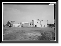 Historic Framed Print, Marshall Space Flight Center, East Test Area, Block House, Huntsville vicinity, Madison County, AL - 3,  17-7/8" x 21-7/8"
